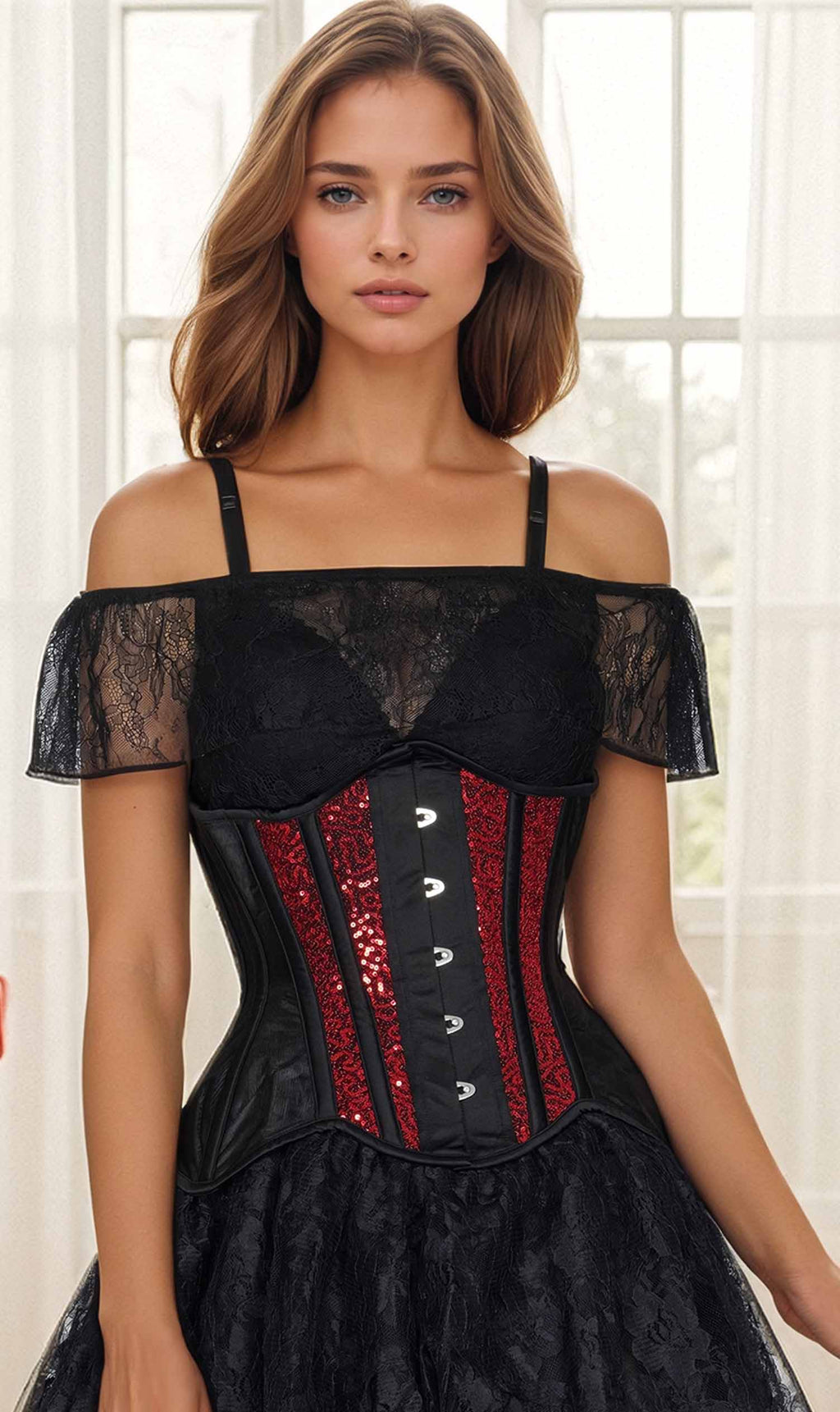 View the Bespoke Corsets & Plus Size Corset designs we have with us