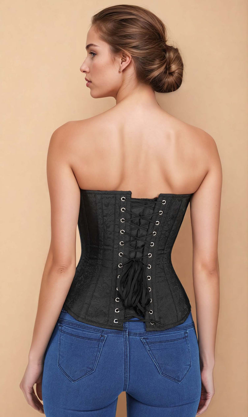 Livia Custom Made Black Corset