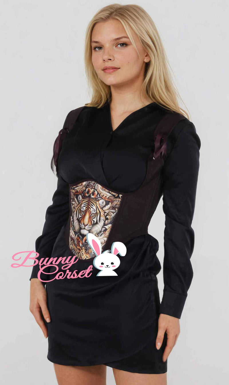 Tabitha Tiger Print Corset