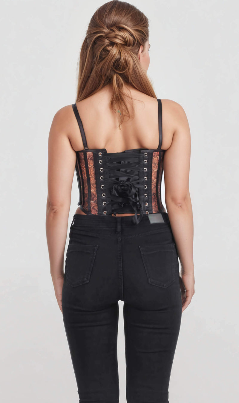 Sallie Overbust Mesh Corset