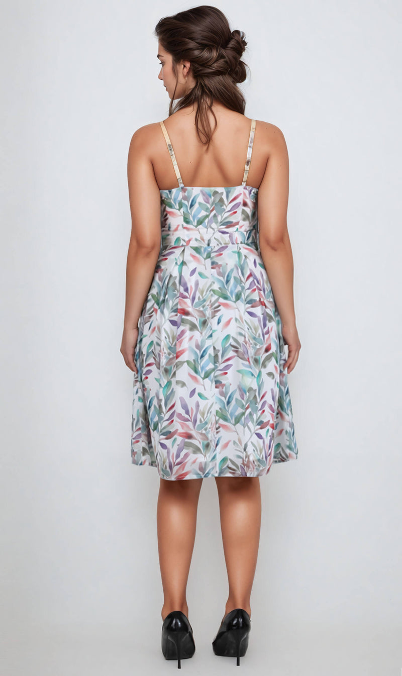 Selina Strappy Shoulder Tea Dress