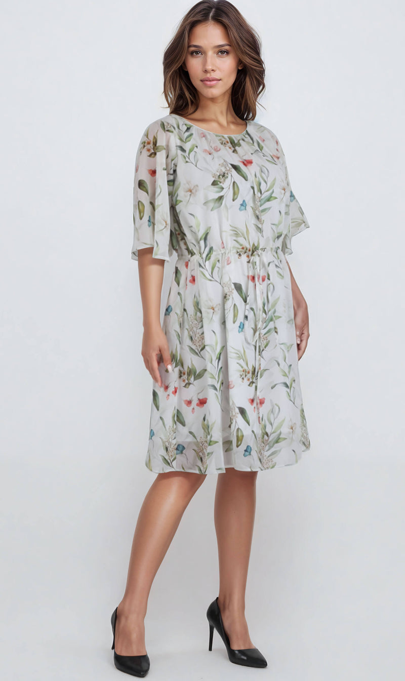 Jacob Drawstring Waist Midi Dress